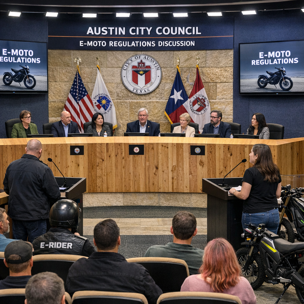 Austin City Council Addresses E-Moto Safety Concerns